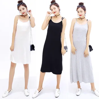 

inside take petticoat 40 knitting skirt with shoulder-straps render modal loose big yards long vest in the render skirt