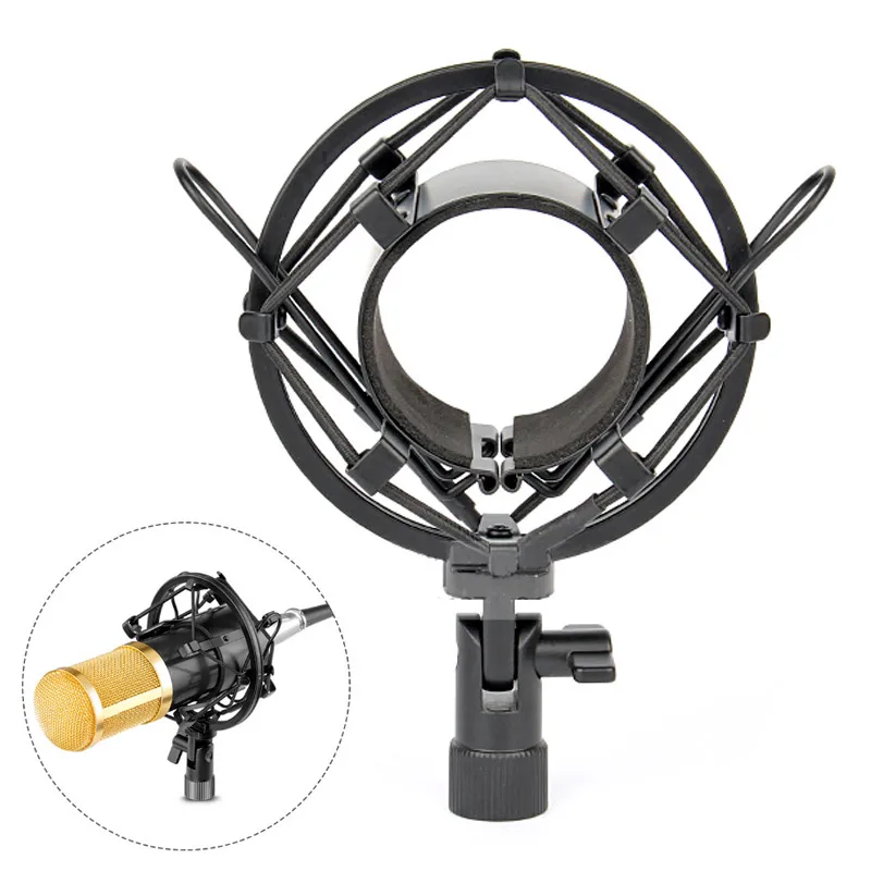 Universal Metal Recording USB Microphone Shock Mount BM 800 Condenser Microphone Holder Spider Clip For K669 PM421 bm800 Mic