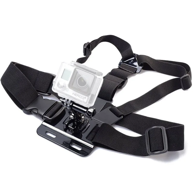 Регулируемый нагрудный ремень для камеры GoPro Hero 8 7 6 5 черный Xiaomi Yi 4K Sjcam Sj4000 Go Pro