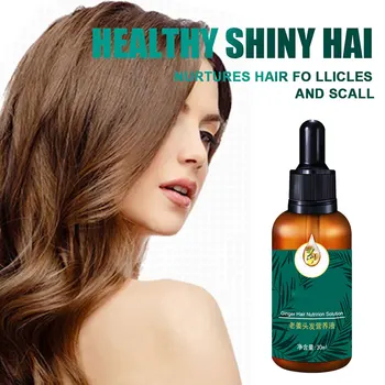 

Ginger Hair Nutrient Solutions Essential Oil Hair Nourish Liquid Anti-Hair Loss Soften Moisturizing Repairing Anti Frizz MH88