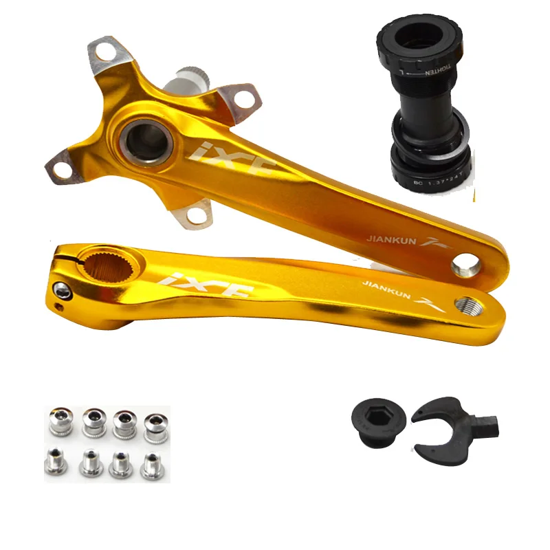 Велосипедный кривошипный набор 104 BCD CNC Untralight Crank MTB/дорожный велосипедный шатун с BB кривошипно для велосипедных аксессуаров части велосипеда