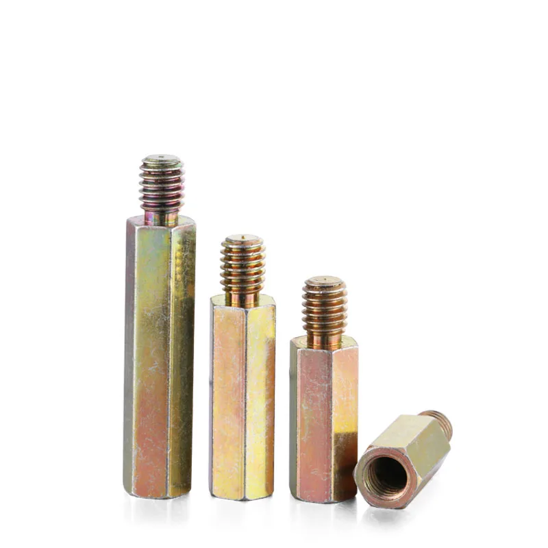 Fixations et ferrures M5 M6 Brass HEX RIVETS colonne Male-Female Spacer ...