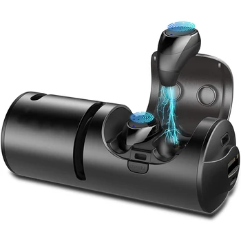 

3 in 1 Bluetooth 5.0 Waterproof Wireless Earbuds+Bluetooth Speaker+Power Bank Set, Earphones Wireless with Mic/Auto-Pairing