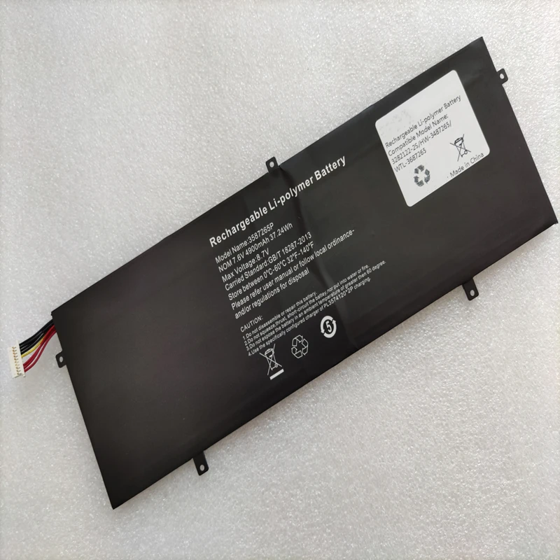 3282122-2s para Jumper Ezbook v3 v4 Genuíno Portátil Bateria Cltd-3487265 3687265 3587265p Trekstor Surfbook A13b P313r 3 Pro 13.3 - Imagem 2