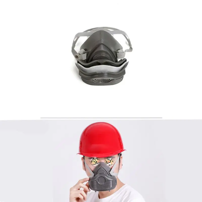Respirateur de peinture Anti-poussière 3M 3200, demi-masque à gaz, filtre  de Protection 3701, pulvérisation Anti-poussière industrielle, filtres Anti-particules  - AliExpress
