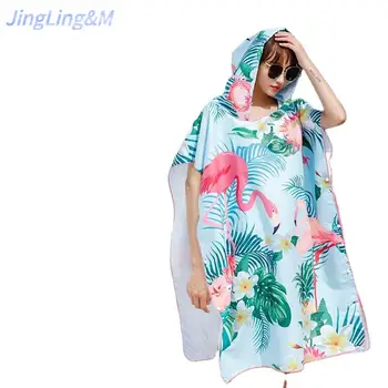 

Cloak Beach Towel, Water-absorbing Quick-drying Fashion Printing, Sun-proof, Wind-proof And Warm Bath Towel, Replacement Towel