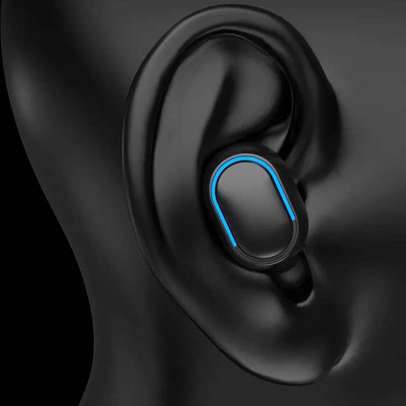 Tws Bluetooth 5 0 Sport Earphones Led Earbuds Headphone Function Digital 9d Stereo Private New Waterproof Touch Control