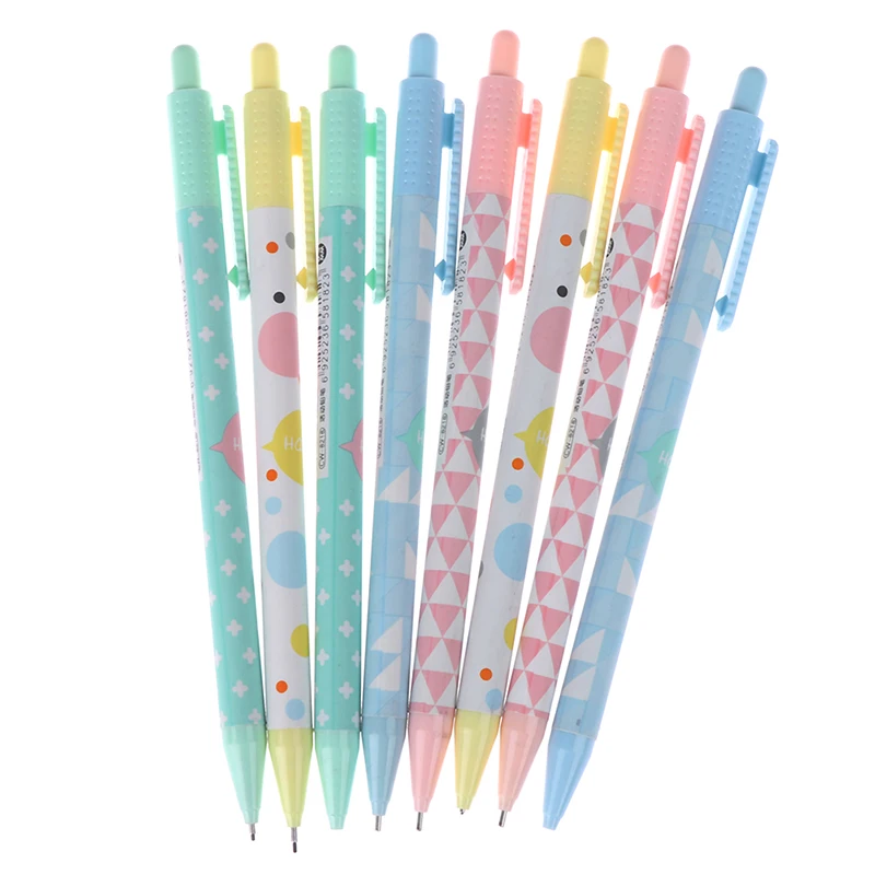 

2pcs 0.5mm/0.7mm Candy Color Mechanical Pencil Cute Automatic Pens For Writing Girls Gifts Kawaii Stationery Office