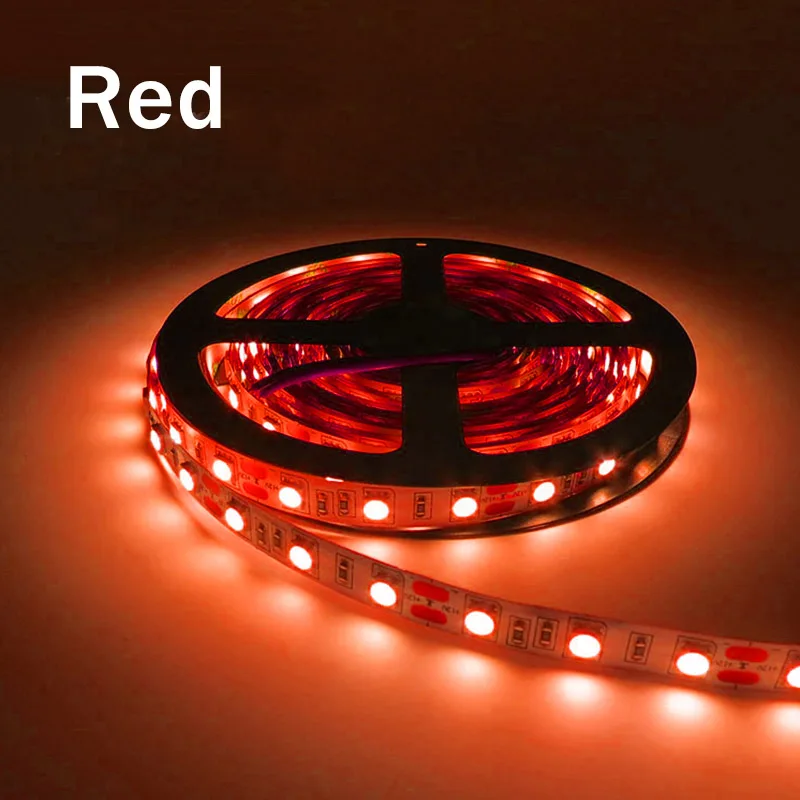 Red DC12V гибкий водонепроницаемый светодиодный пиксельные полосы света SMD 5050 светодиодный наружное садовое освещение - Испускаемый цвет: Red