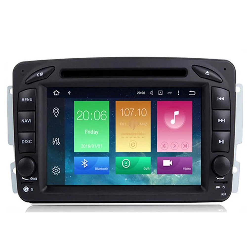 Автомобильный DVD-плеер IPS DSP 4 Гб ОЗУ 2din Android 10 для Mercedes Benz CLK W209 W203 W463 W208 Multimeida GPS