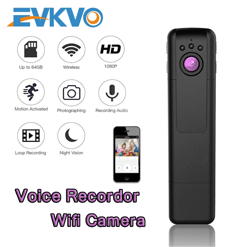 C11 Мини Wi-Fi камера Full Hd 1080P ручка ночного видения датчик движения мини Dvr