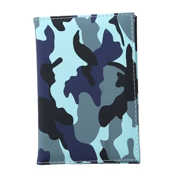 

Hot Camouflage Travel Passport Holder Business Card Holder Leather Passport Cover Passport Case Passport Package Ticket Holder