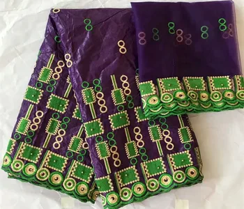 

bazin brode getzner african lace fabric high quality african bazin riche getzner fabric 2+5yards nigerian lace fabrics KY-B23