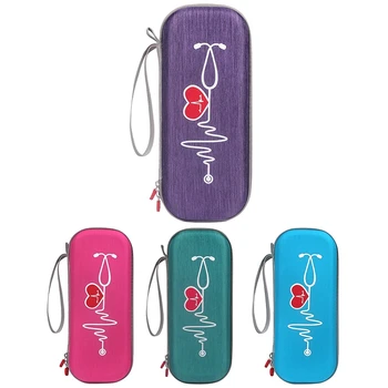 

Storage Bag Carrying Case for Littmann Classic Iii Stethoscope Protect Pouch Sleeve Box Protection Case(Rose Red)