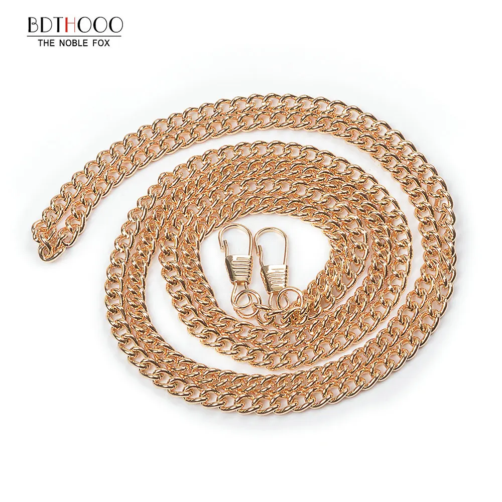 120cm Replacement Metal Chain For Bags Shoulder Crossbody Handbag Tone Handle DIY Metal Strap Accessories For Bag Hardware