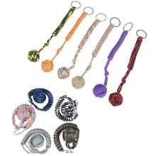 Наружная защита безопасности черная обезьянка кулак стальной шар для девочек подшипник Самозащита шнур брелок для выживания сломанные окна