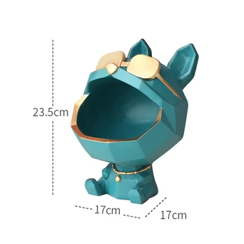 

Organizers Storage Dog Big Mouth Storage Box Home Decor Ornamental Resin Art Sculptures Figurines Home Decor Decorative Gift J2Y