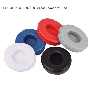 

Replacement Earpads Ear Cushions Forstudio 2.0/3.0 wired High quality Headphone Leather Memory Foam Ear pads