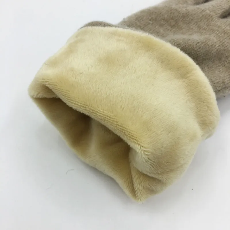 2019 новые женские шерстяные перчатки с сенсорным экраном из кашемира, вышитые кожаные перчатки для стрельбы из лука повседневные перчатки
