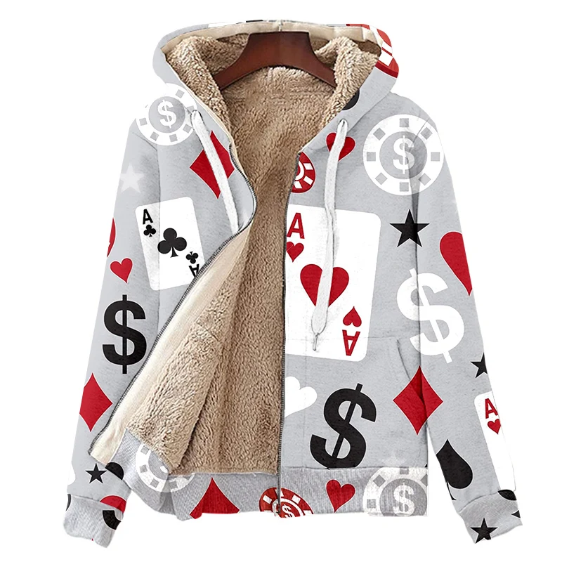 veste-chauffante-matelassurera-pour-hommes-et-femmes-manteau-imprime-poker-3d-streetwear-thermal-haut-d'hiver-matelasse-sourire-varsity-vetements-pour-garcons