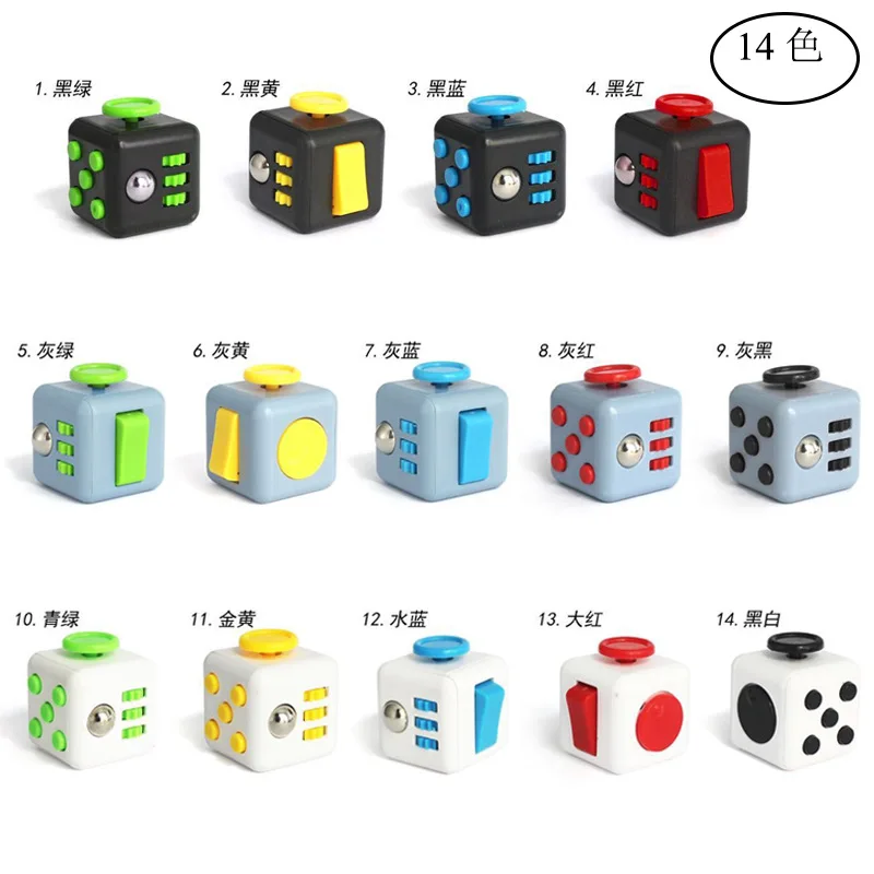 

Hot Sales Fidget Cube Fingertip Fidget Cube Adult Decompression Dice Children Rubik's Cube Toy