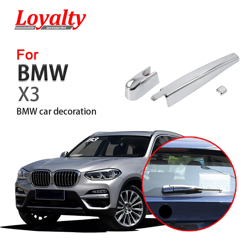 Loyalty for BMW X3 2018 2019 Exterior Rear Windshield Windscreen Window Wiper Covers Trim ABS Car Accessories | Автомобили и