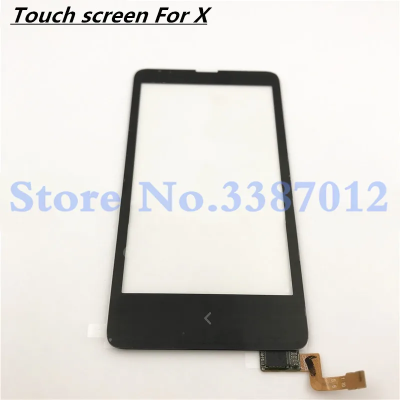

Original High Quality 4.0'' For Nokia X Dual SIM RM-980 Touch Screen Digitizer Sensor Front Glass Lens panel