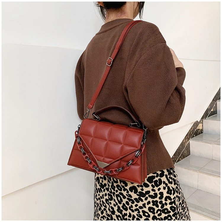 Brand Luxury Women's Flap Shoulder Bags 2022 Fashion Quality Pu Leather Purses and Handbags Brand Classic Female Crossbody Bag