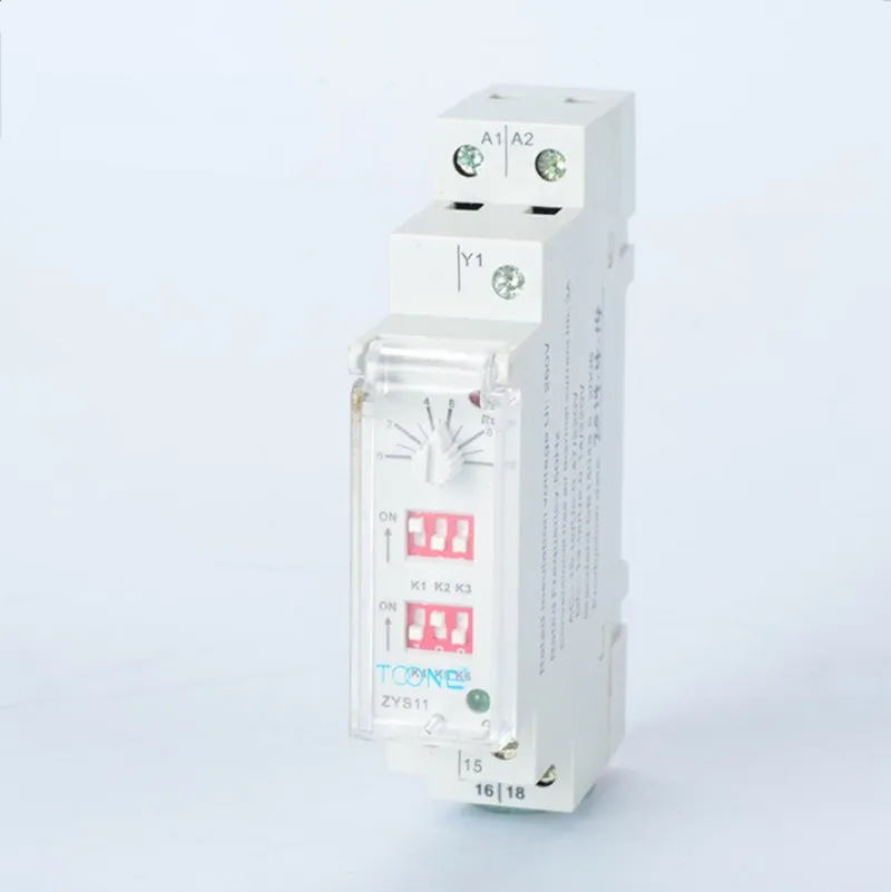 

1PCS Time Relay AC/DC24~220V Automatic Control System 0.6s~100h 35mm DIN Rail