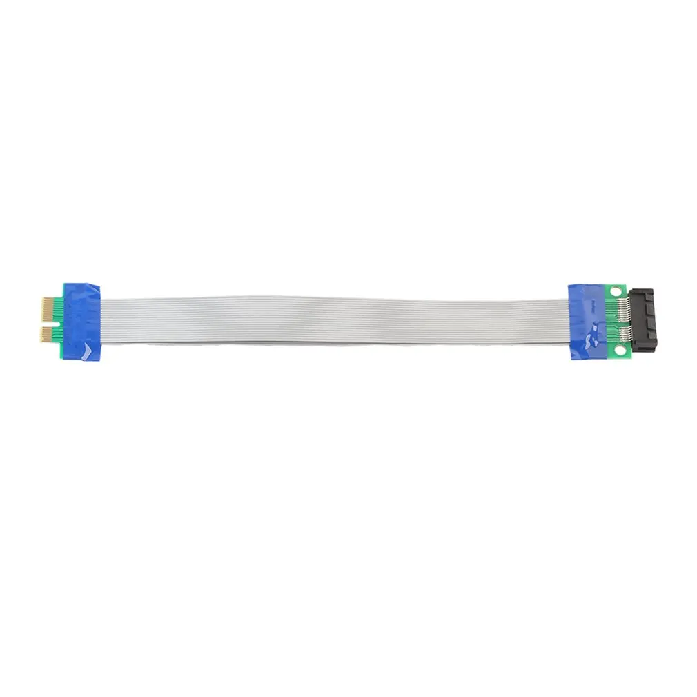 

PCI-E 1X To 1X Slot Relocate Male To Female Riser Card Extender Flexible Extension Cord Cable Ribbon Wire