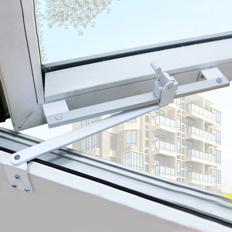 

Aluminum Alloy Wind Braces Heavy Duty Bracing Plastic Steel PVC Window Support Limiting Stopper