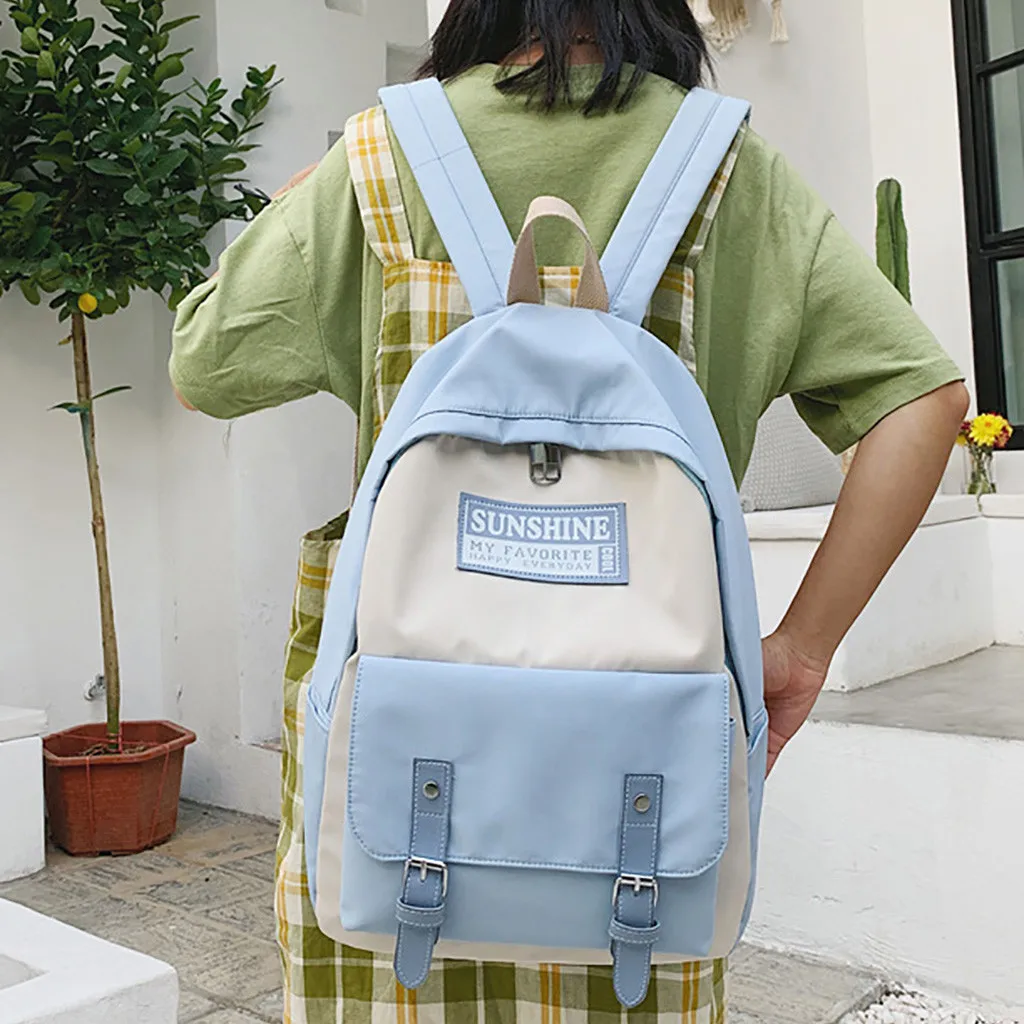Women High-Quality Nylon Backpack Multi-Function Climbing Travel Youth Fashion Large Capacity Couple Bag #1012 | Багаж и сумки