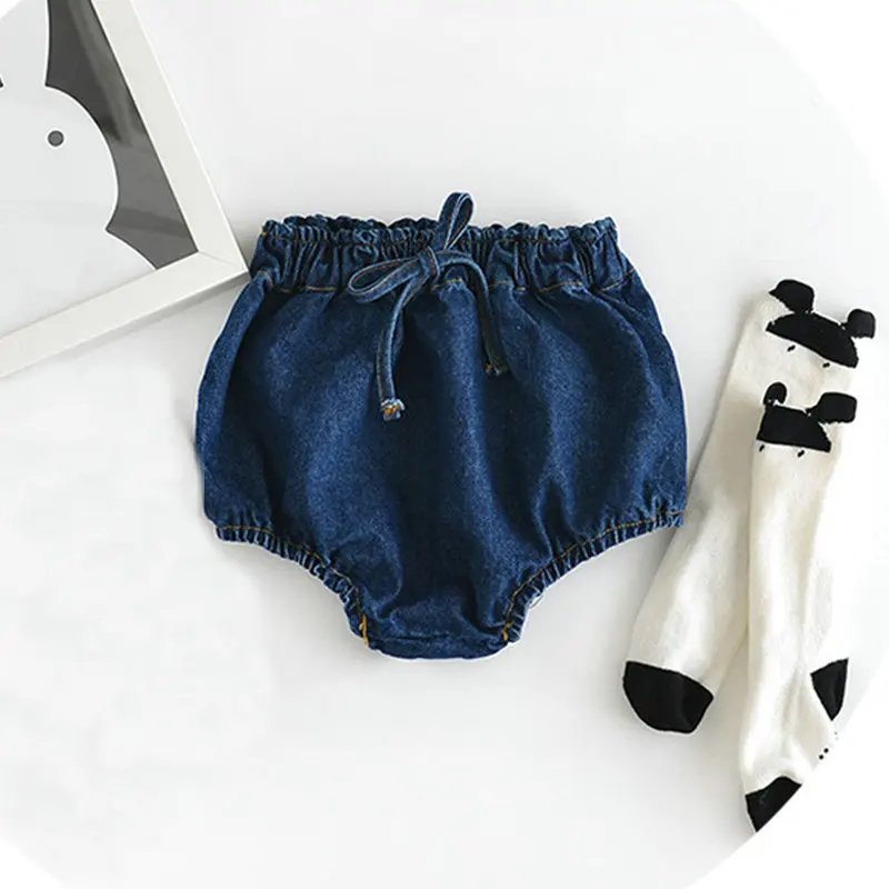 Newborn Denim Girl Baby Shorts Clothes Jeans Girl Pants Baby Girl