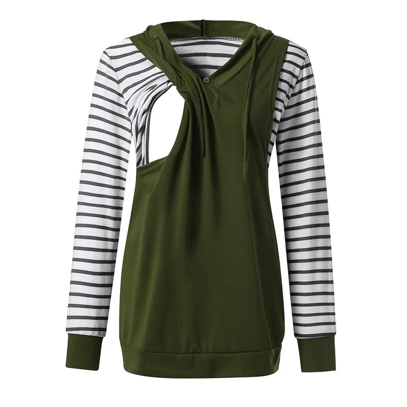 New style of maternity wear fashion pregnant women two-piece cap slim breast-feeding sweater  nursing dresses breastfeeding