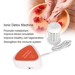 Portable Ionic Detox Foot Bath SPA Cleanse Machine Array Health Care Cell Hydrotherapy Machine (Excluding Basin) US Plug 110~240