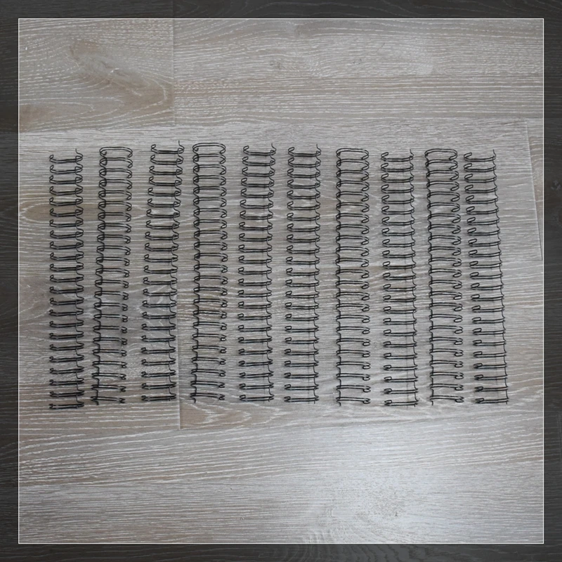 ReadStar A4 3:1/2:1 Pitch 1/4"-1-3/4"(6.4-38.1mm) OY Double Coil Loop Wire Binding Rings 24/30/50/100PCS/Box