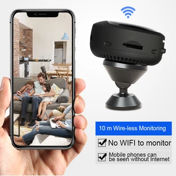

Full HD 1080P Mini Camera Wireless Network WIFI IP Night Vision Mini Camcorder Kit for Home Security Micro Hidden Camera