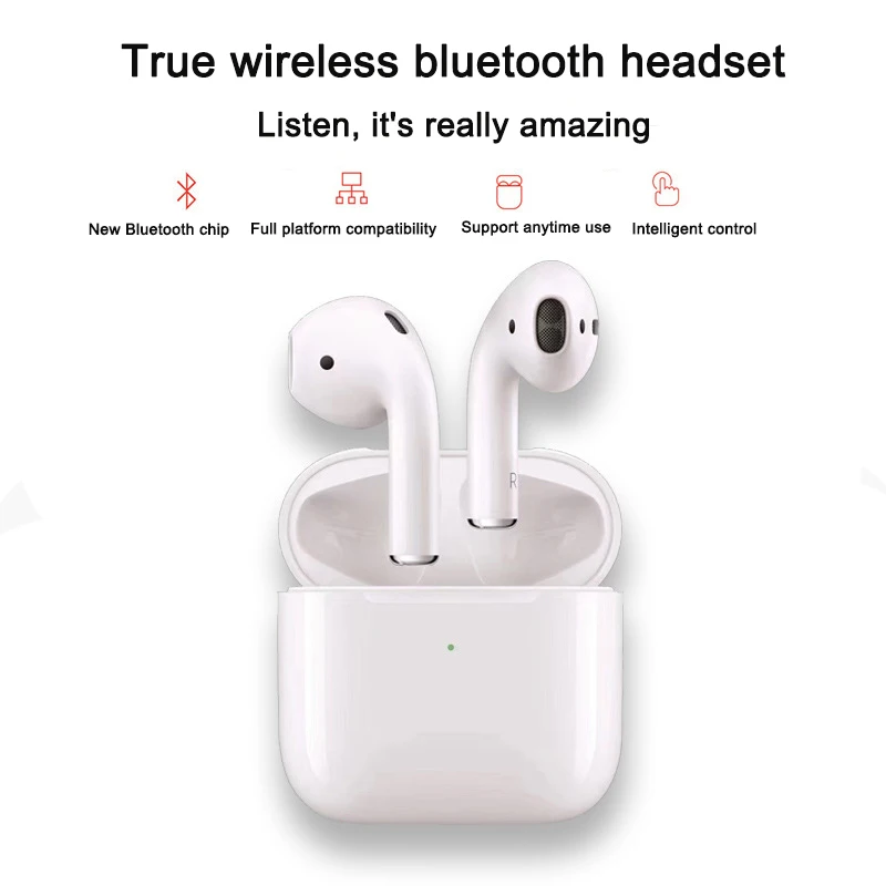 Airpodding Pro 4 Wireless Bluetooth Earphone TWS Headphones HiFi Music Earbuds Sports Gaming Headset For iPhone Xiaomi huawei