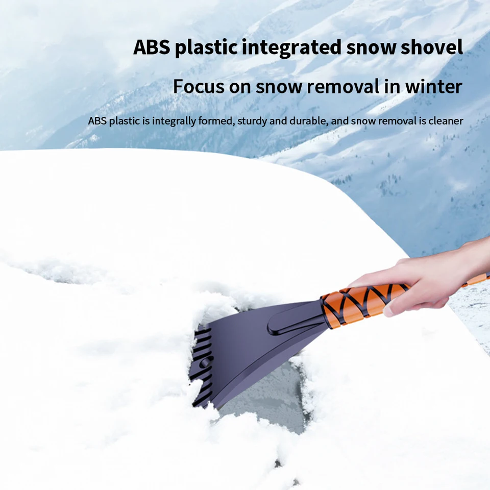 Spazzola per la rimozione del ghiaccio invernale in vetro pala retrattile  per auto detergente per vetri da neve accessori per lavaggio - AliExpress, image size:960x960