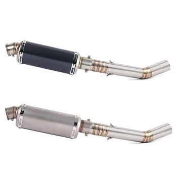 

Modified Middle Link Pipe Slip On For kawasaki Z1000 Z1000J/R Ninja1000 Z 1000 Z1 Single Side Motorcycle Exhaust Muffler Escape