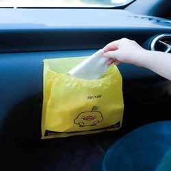 15 Pieces of Self-adhesive Garbage Bags Cute Cartoon Disposable Garbage Bag Storage Garbage Bag Car Trash Bag
