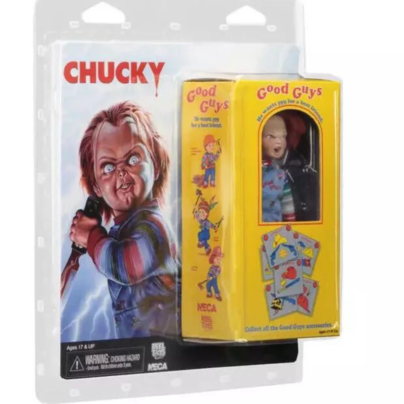 

13cm Anime Child's Play Chucky Action Figure NECA Ghost Baby PVC Complete Figure Collection Model Dolls Toys for Boys Gifts