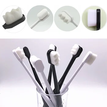 

Million Toothbrush Ultra-Fine Super Soft Fiber Bristle Deep Cleaning Antibacterial Protect Gum Health Travel Portable Oral Care