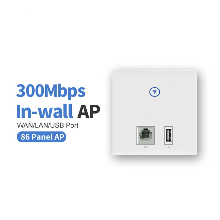 

86X86 Wall USB Socket 2.4Ghz 300M Wifi Router Indoor wall AP Wifi Signal Booster Expander Repeater RJ45 port usb wireless ap