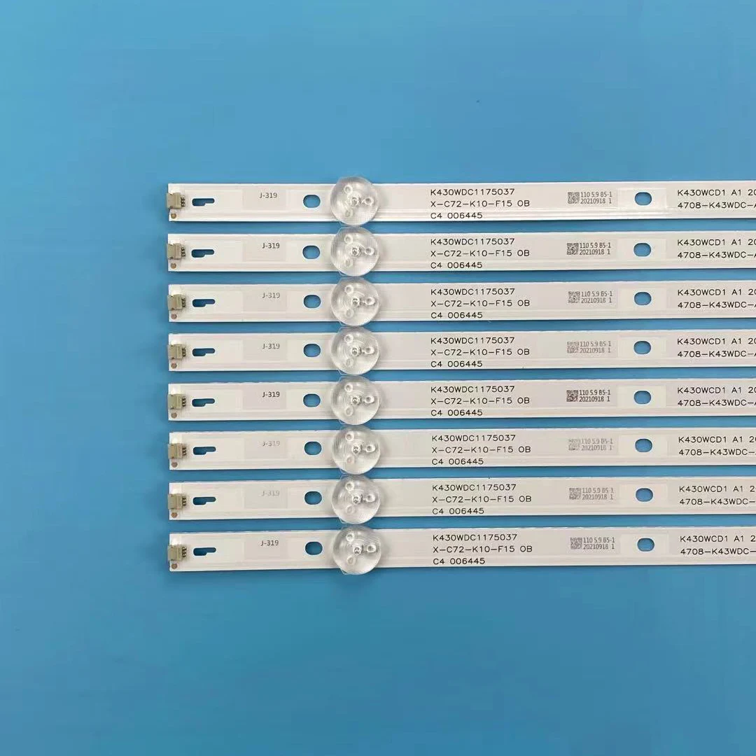 Retroiluminação Led Tira K430wdc1_a3 4708-k430wdc-a3113n11 para Philips 43 tv 43dl4012n 62 Le43e6850 43pfs4012 12 43pff3012 t3 - Imagem 3