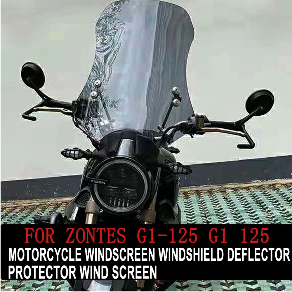 Motorcycle Wind screen Deflector Windshield For Zontes G1 125 ZT125G1