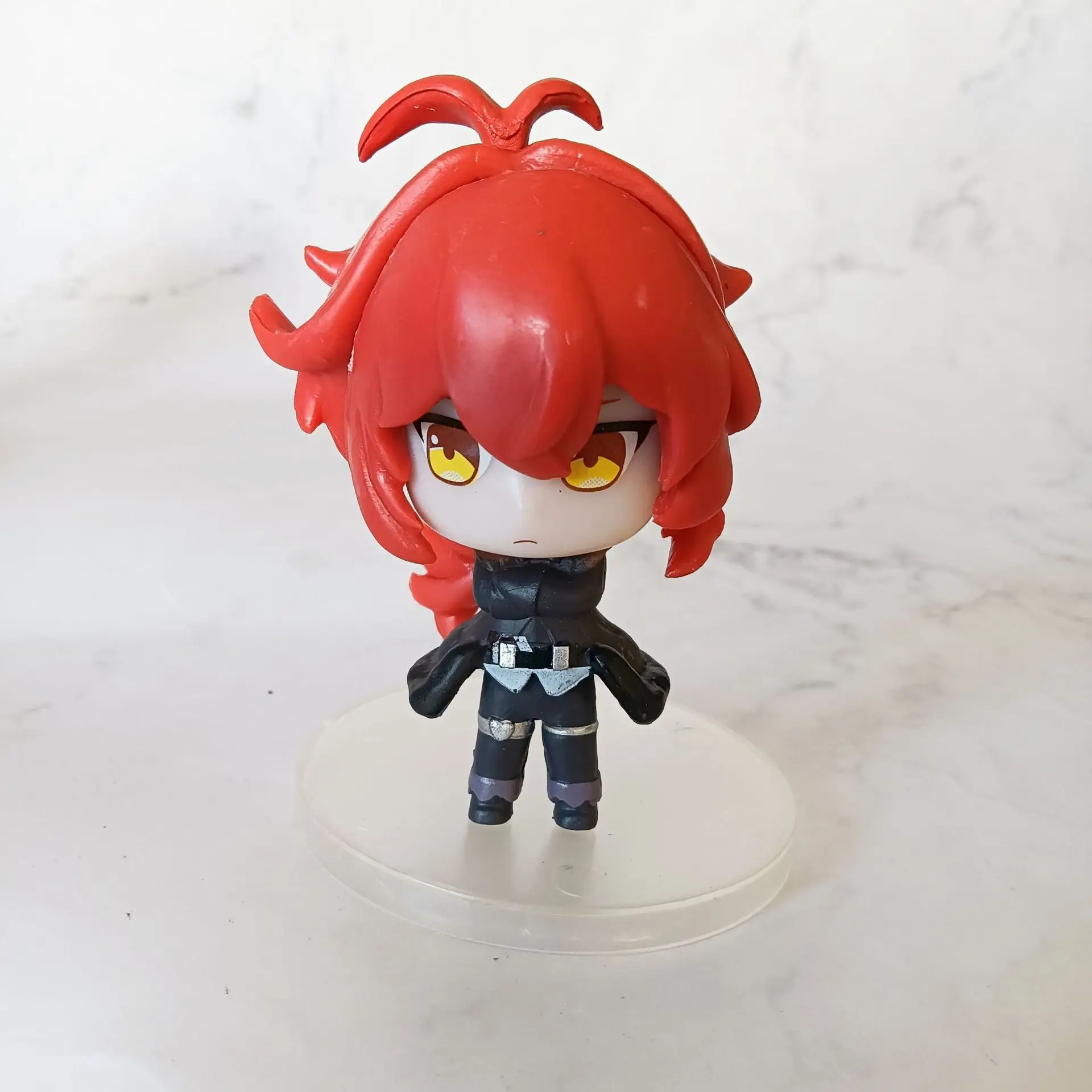 Genshin Impact Anime Cosplay Venti Diluc Paimon Amber Travelers Dolls Kawaii Cartoon Toys Gifts