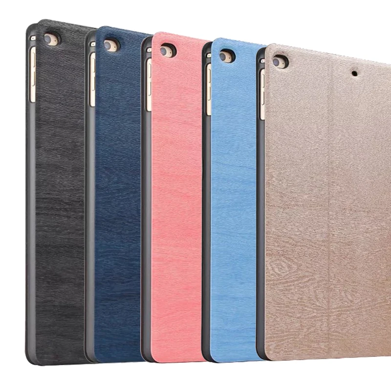 Деревянный флип-чехол для iPad Pro 9,7 чехол A1673 A1674 A1675 из искусственной кожи умный авто-Спящий Стенд чехол для iPad Pro 9,7 чехол 9,7''