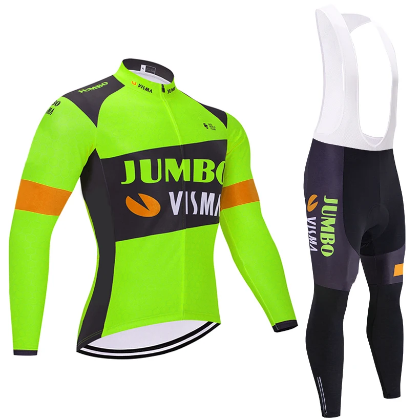 

Winter 2020 JUMBO VISMA Cycling JACKET Bike Pants Clothing men Ropa Ciclismo Windproof Thermal Fleece bicycling Maillot Culotte