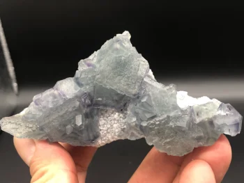 

135.40g.Natural green blue fluorite, crystal mineral crystal specimen